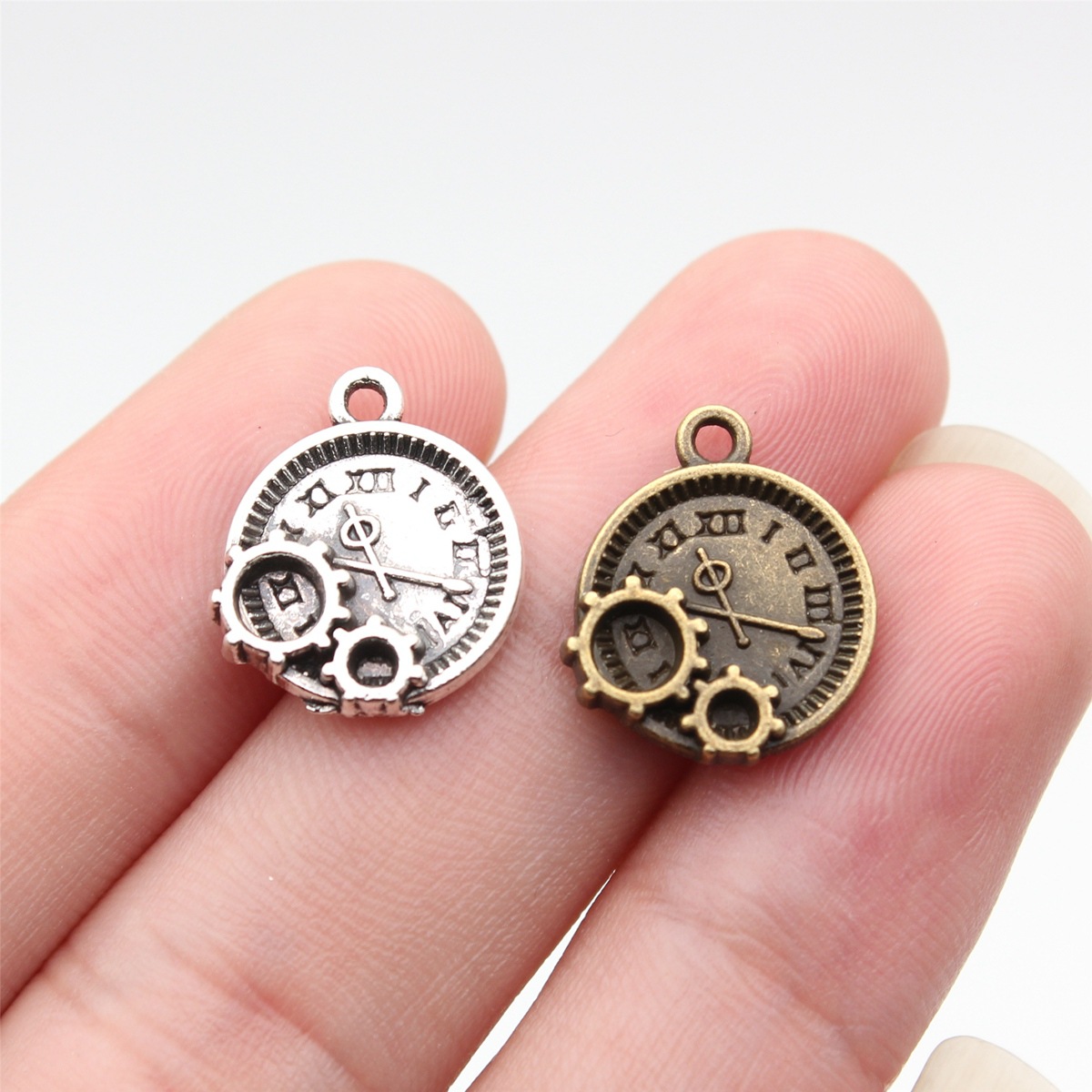 Vintage Collectibles For Sale - WYSIWYG 10pcs 16x14mm 2 Colors Antique