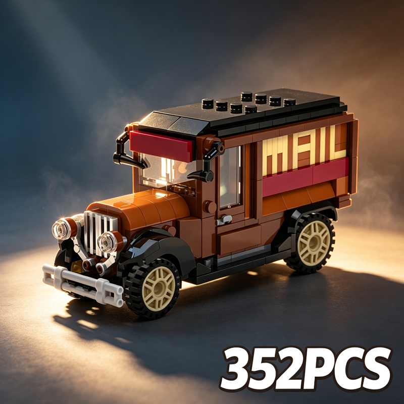 352PCS Vintage Mail Van MOC Bu - Vintage Toys Collector ulasan dan harga