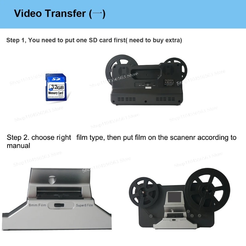 Winait Super 8/8mm Digital Rol - Super 8 Film Reel ulasan dan harga
