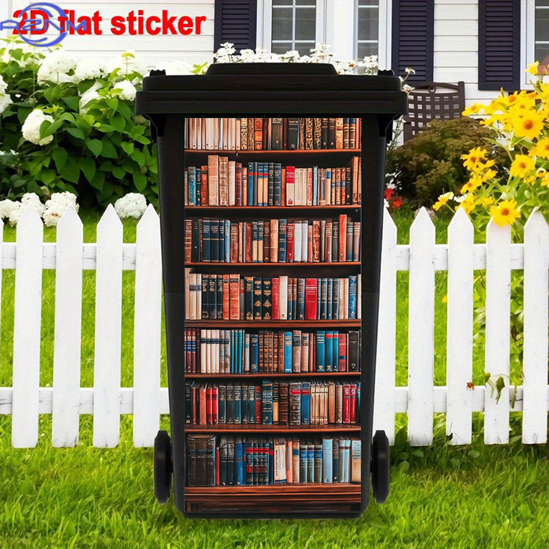 Vintage Books Trash Can Sticke - Vintage And Collectible Books ulasan dan harga