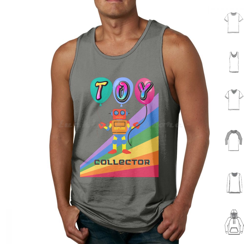 Toy Collector Tank Tops Print  - Vintage Toys Collector ulasan dan harga