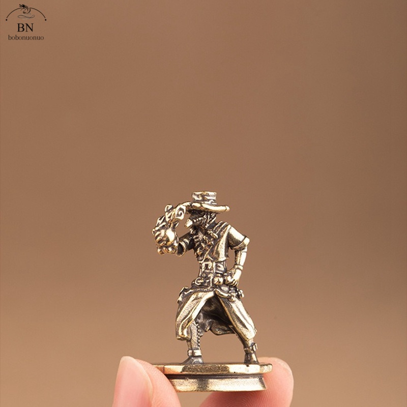 solid Brass Dance Cowboy Figur - Vintage Collectible Toys ulasan dan harga