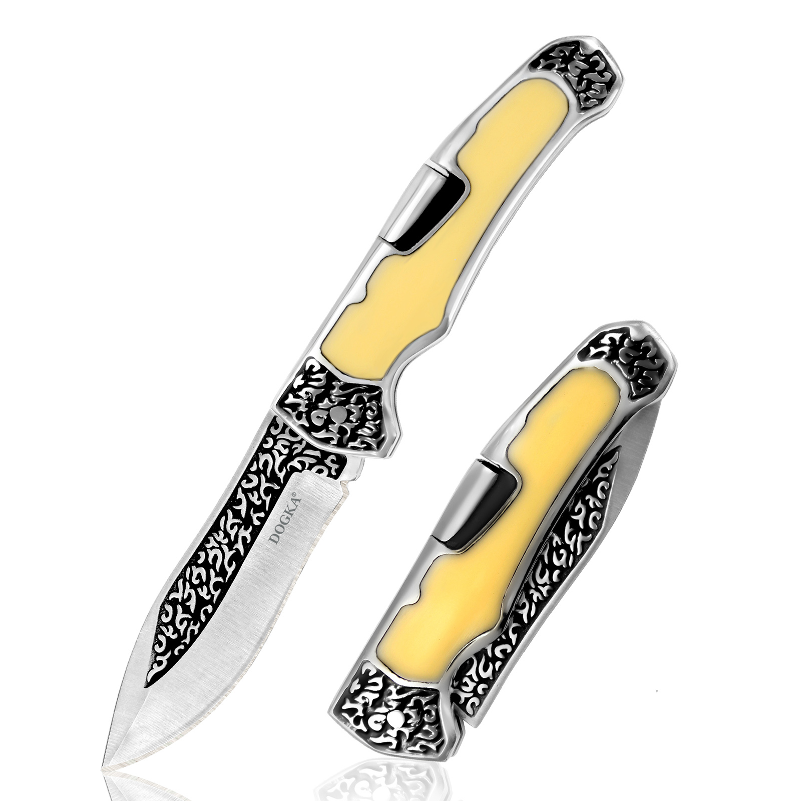 Vintage Engraved Folding Pocke - Vintage Collectible Knives ulasan dan harga