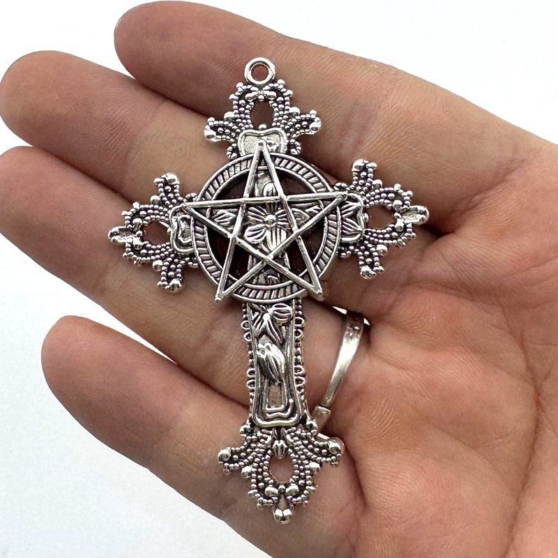 2pcs 30x15mm Gothic Big Cross  - Vintage Collectibles For Sale ulasan dan harga