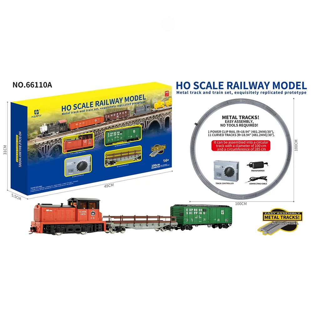 HO Scale Metal Rail Train Mode - Vintage Collectible Toys ulasan dan harga