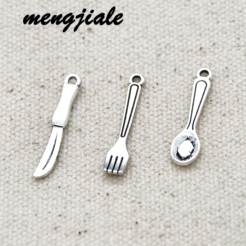 30pcs Antique Silver Cutlery C - Vintage Collectible Knives ulasan dan harga