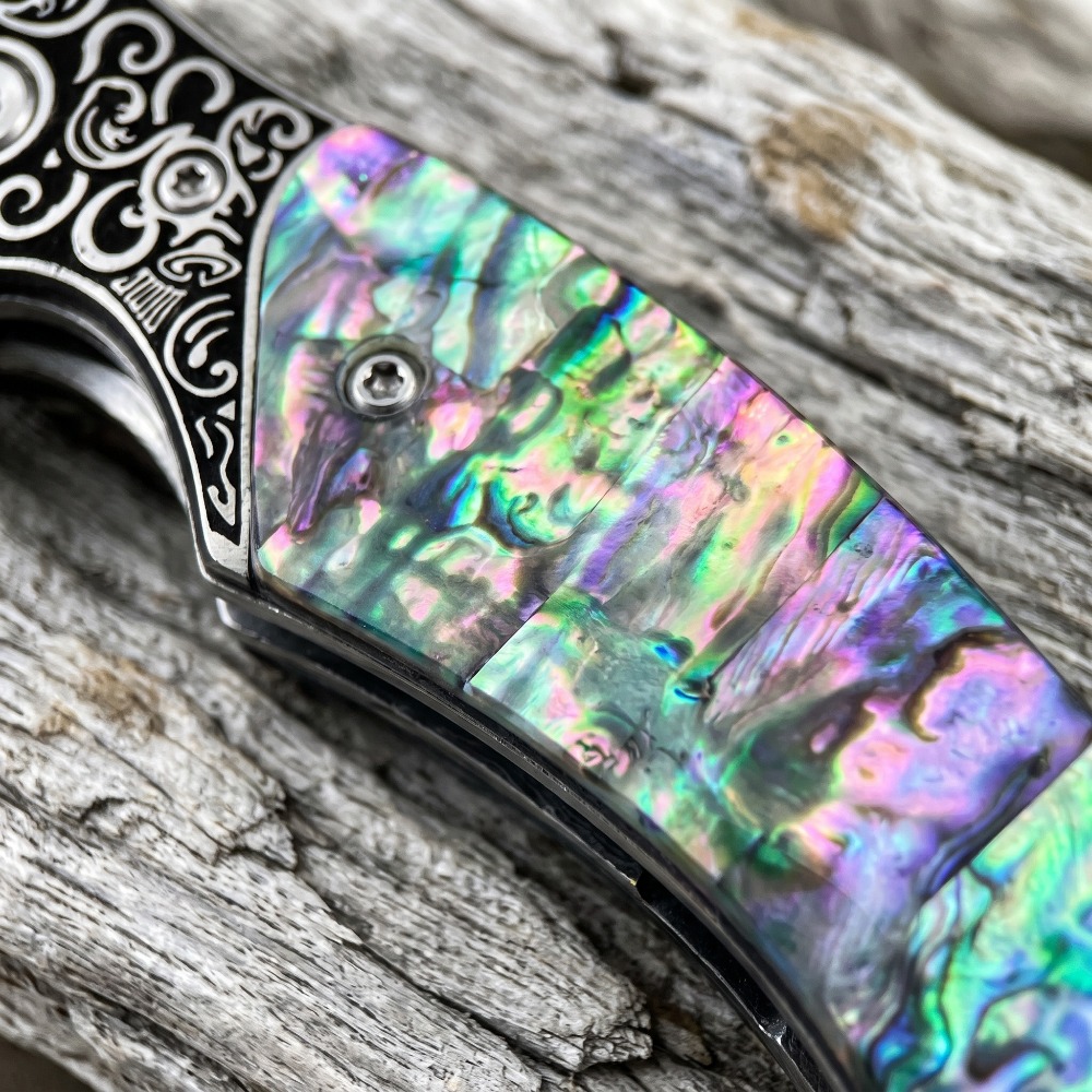 New Vintage Damascus Pattern B - Vintage Collectible Knives ulasan dan harga
