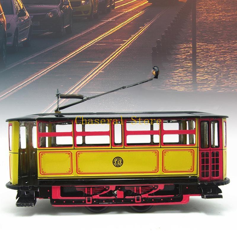 E7CE Retro Wind Up Tram Cable  - Vintage Collectible Toys ulasan dan harga