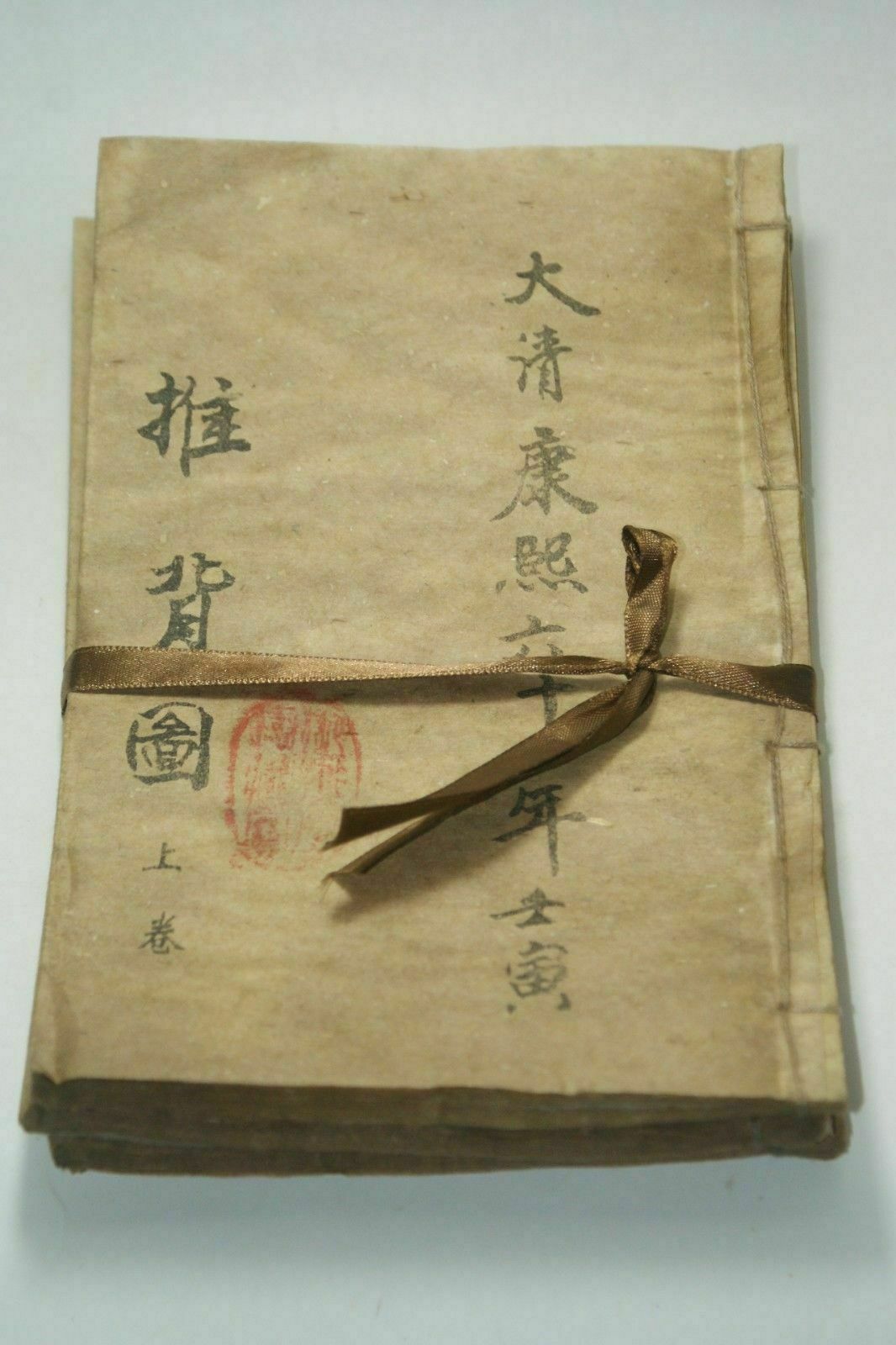 Hand-Painted Old Chinese Ancie - Vintage And Collectible Books ulasan dan harga