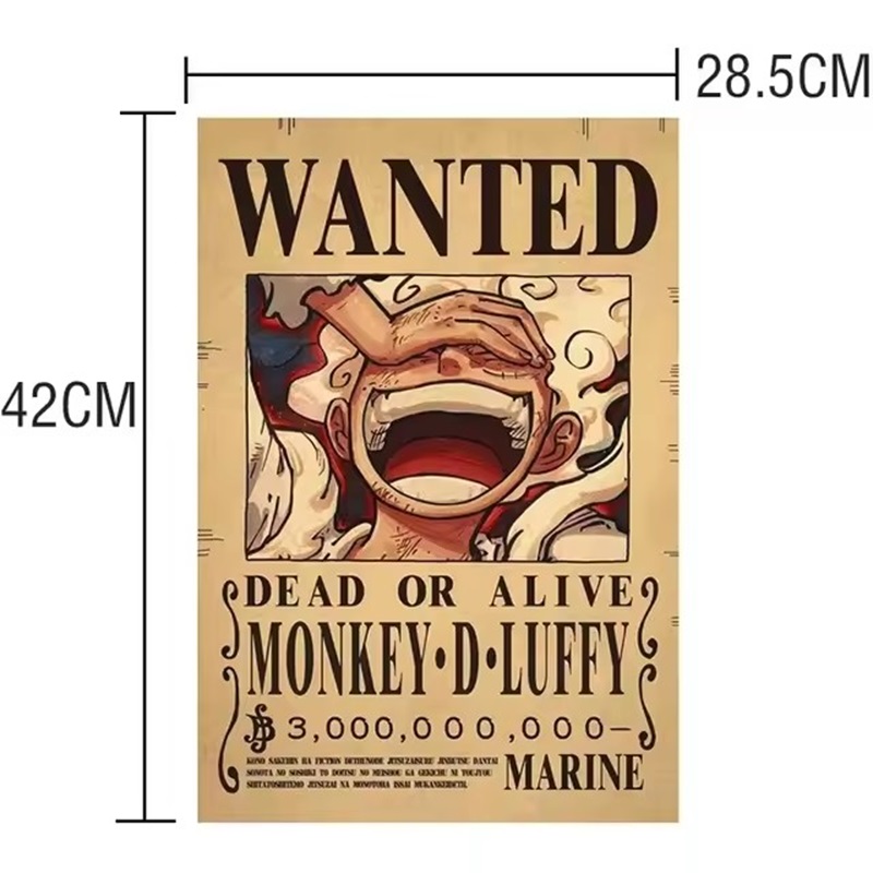 Anime One Piece Bounty Wanted  - Vintage Collectible Toys ulasan dan harga