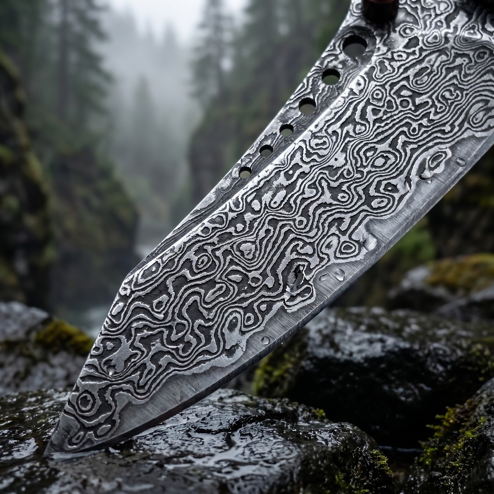 High Hardness Damascus Pattern - Vintage Collectible Knives ulasan dan harga
