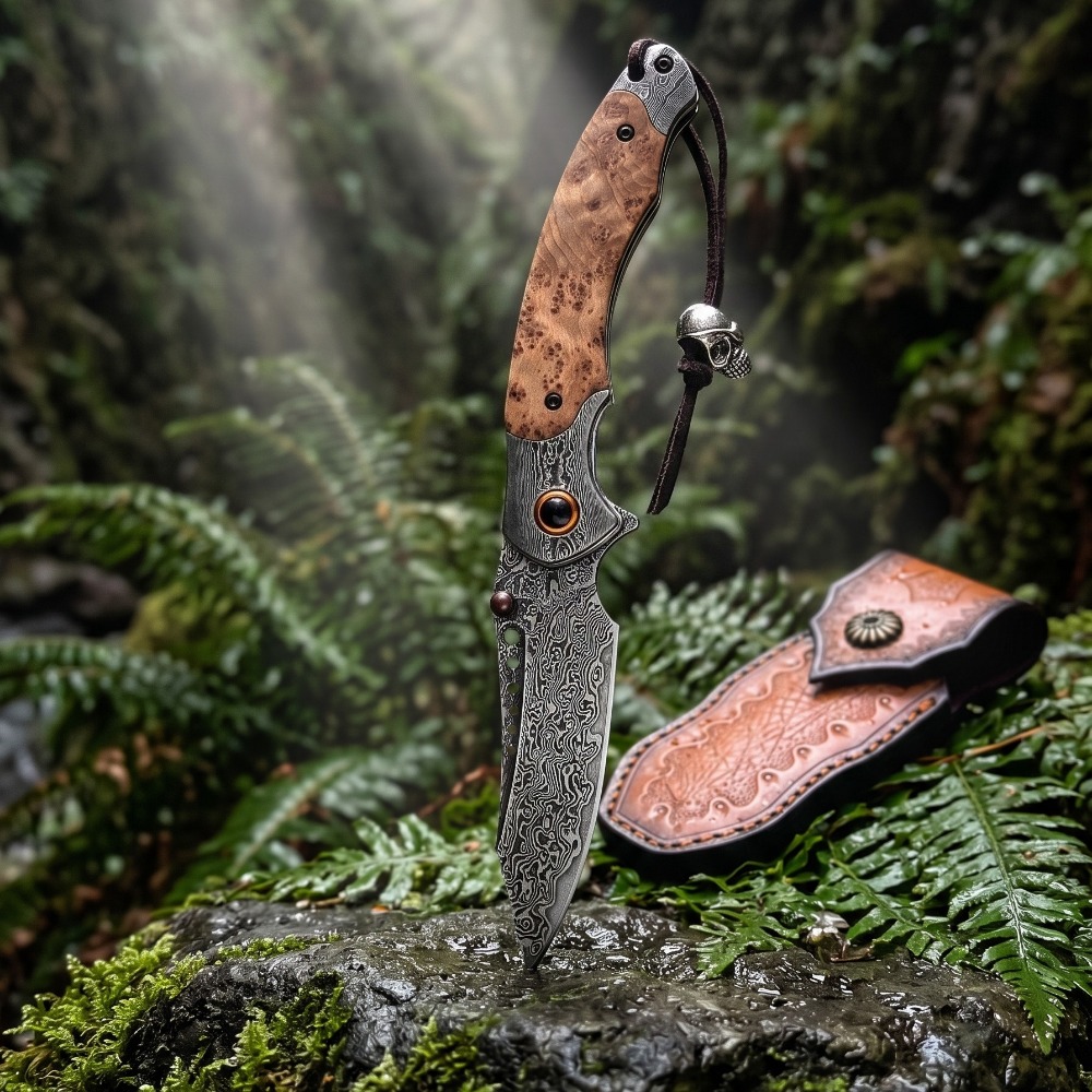 High Hardness Damascus Pattern - Vintage Collectible Knives ulasan dan harga