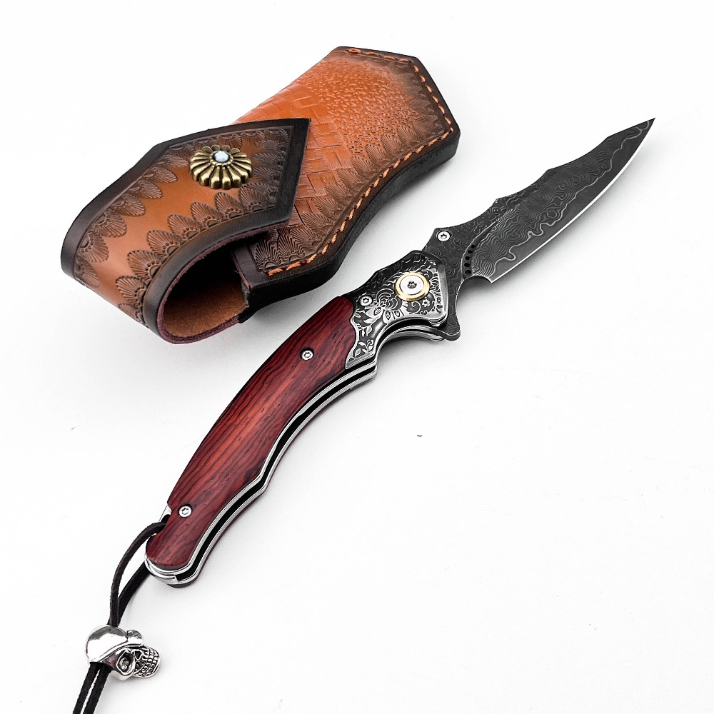 Vintage Engraved Foldable Knif - Vintage Collectible Knives ulasan dan harga