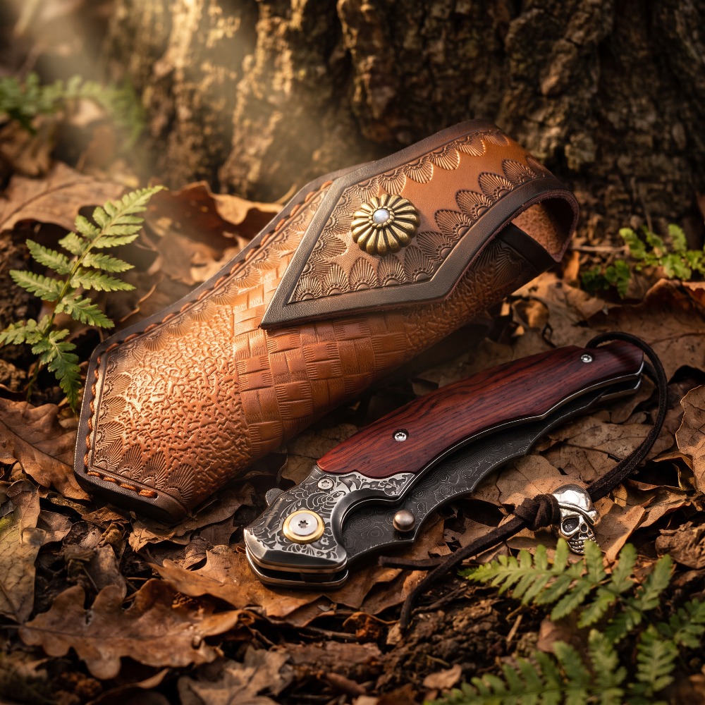 Vintage Engraved Foldable Knif - Vintage Collectible Knives ulasan dan harga