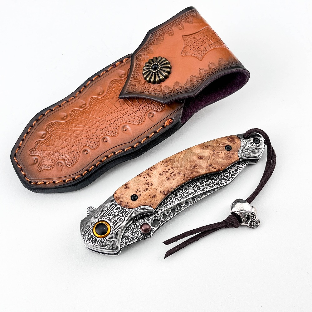 High Hardness Damascus Pattern - Vintage Collectible Knives ulasan dan harga