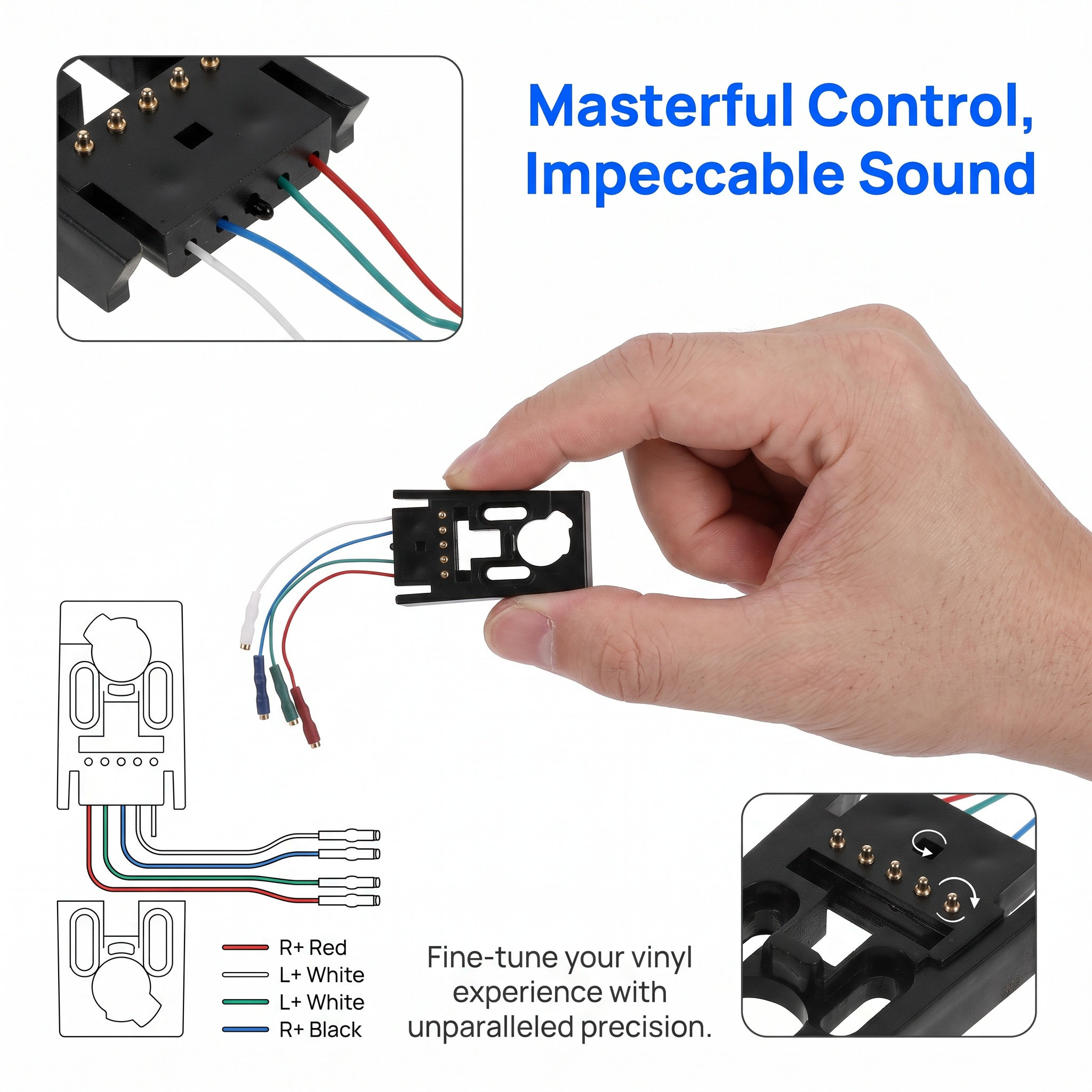 Phono Cartridge Tonearm Headsh - Record Player Needle ulasan dan harga