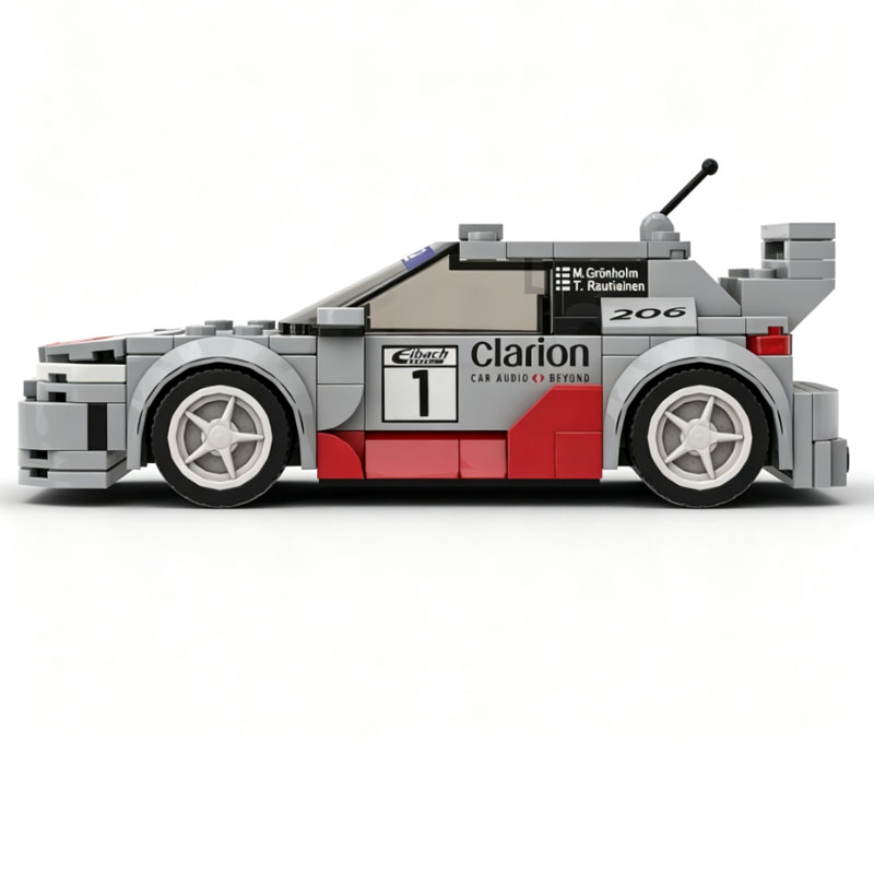 Vintage Rally Race Car Buildin - Vintage Collectible Toys ulasan dan harga